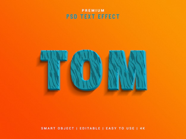 PSD tom text effect maker