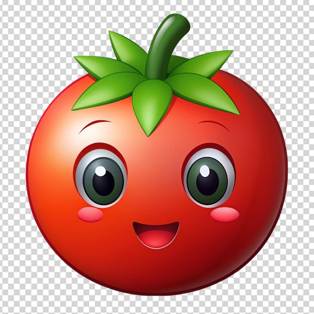 Tomato cartoon style Isolated on white background