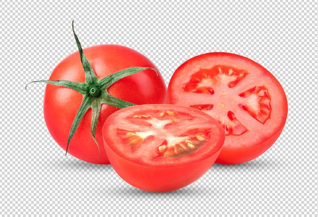 Tomato isolated on alpha layer