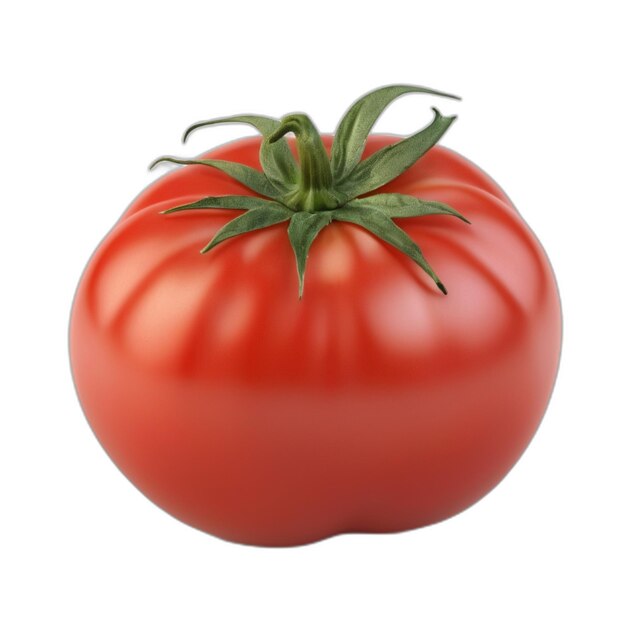 Tomato PSD on a white background