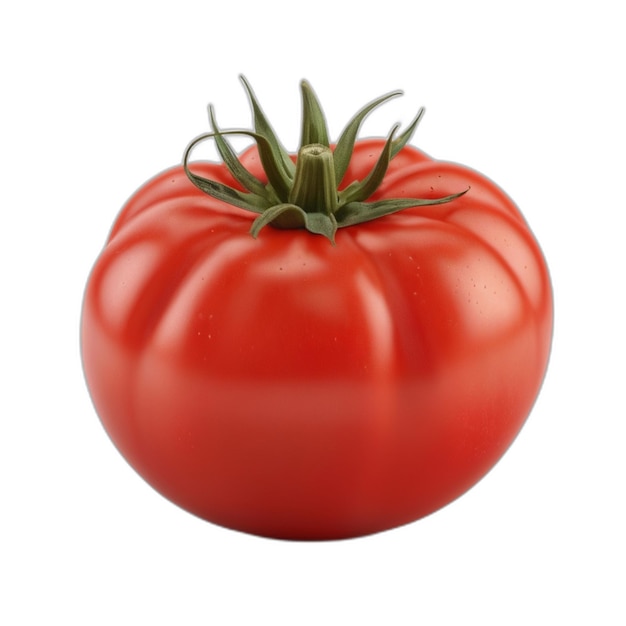 Tomato PSD on a white background