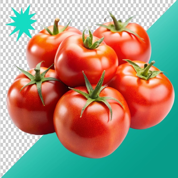 tomatoes on transparent background