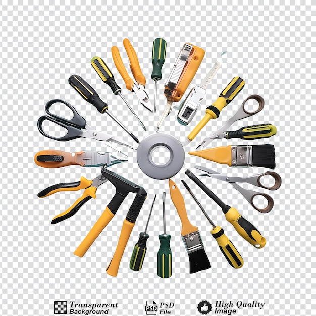 PSD tool isolated on transparent background