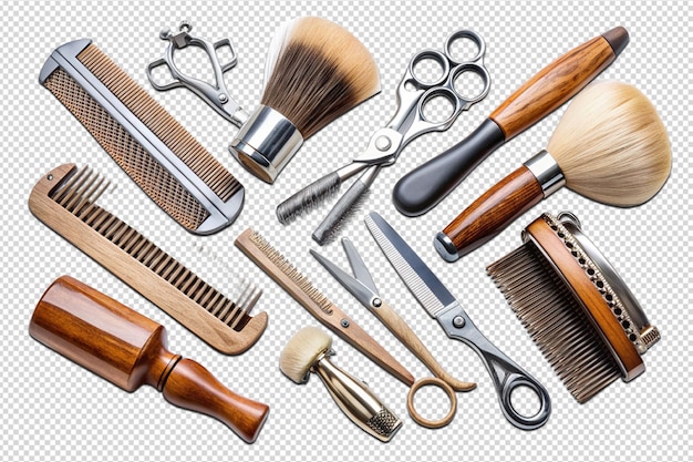 Tools for barbers png