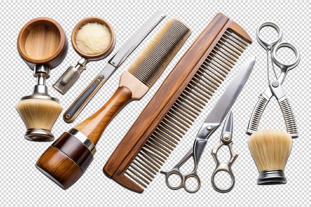 Tools for barbers png