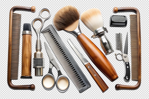 Tools for barbers png