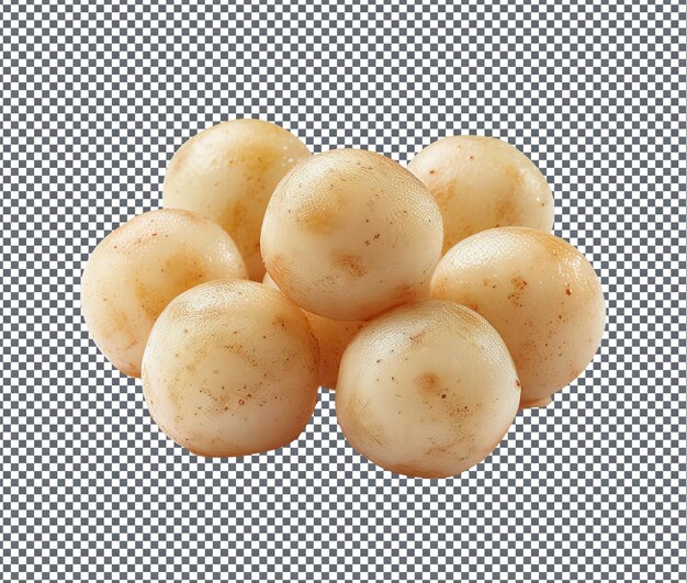 PSD toothsome bolinhos de lula squid balls isolated on transparent background