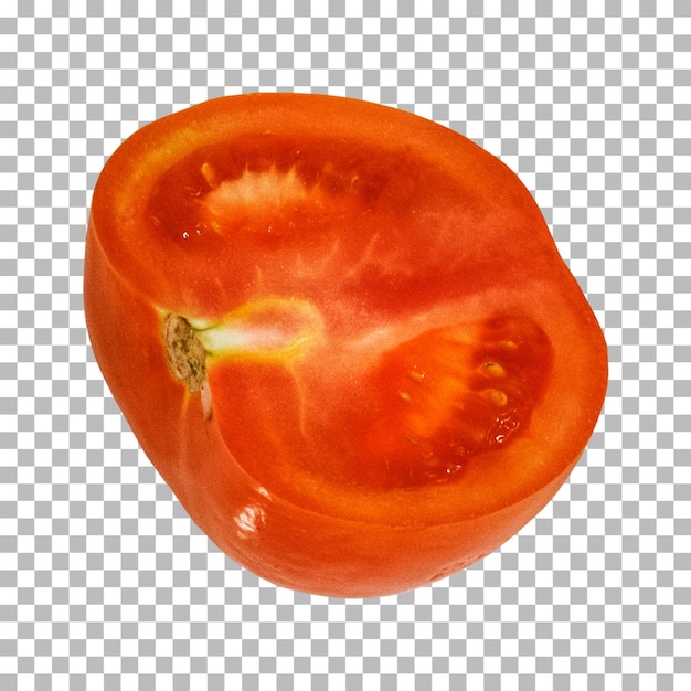 Top up view red tomato for your asset design