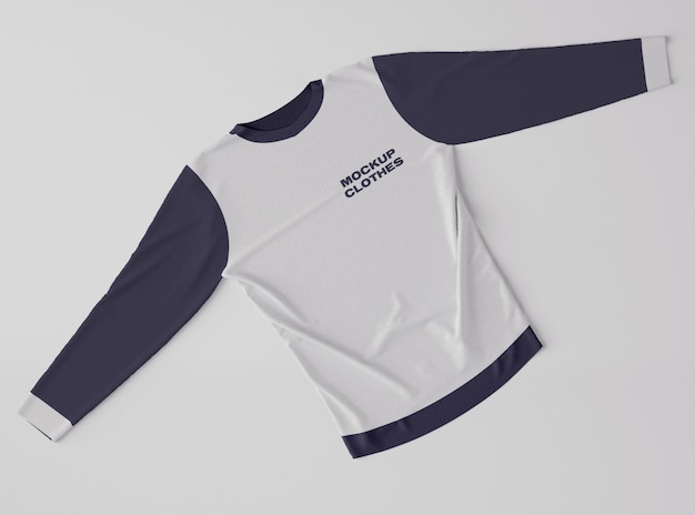 Top View of Sweatshirt mockup