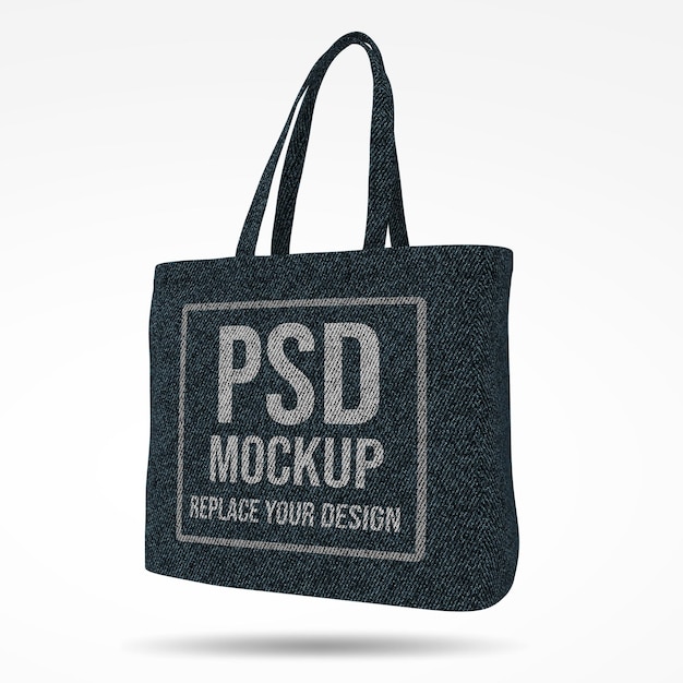 Tote Bag 3D rendering Mockup Design