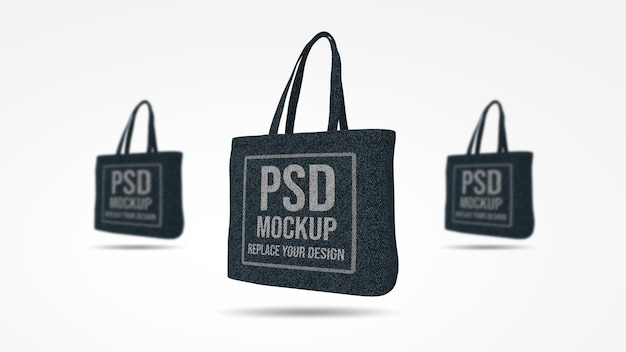 Tote Bag 3D rendering Mockup Design