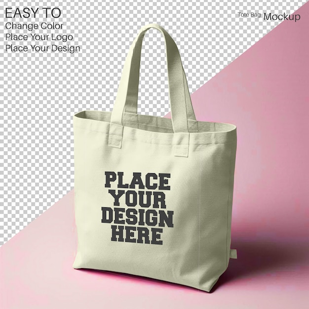 PSD tote bag mock up your branding