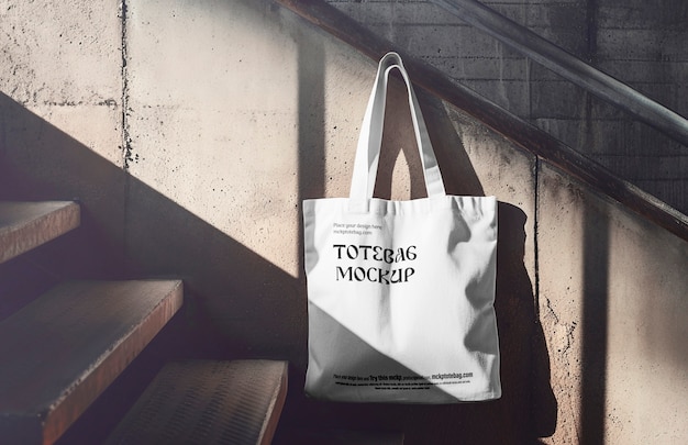 Tote bag mockup design