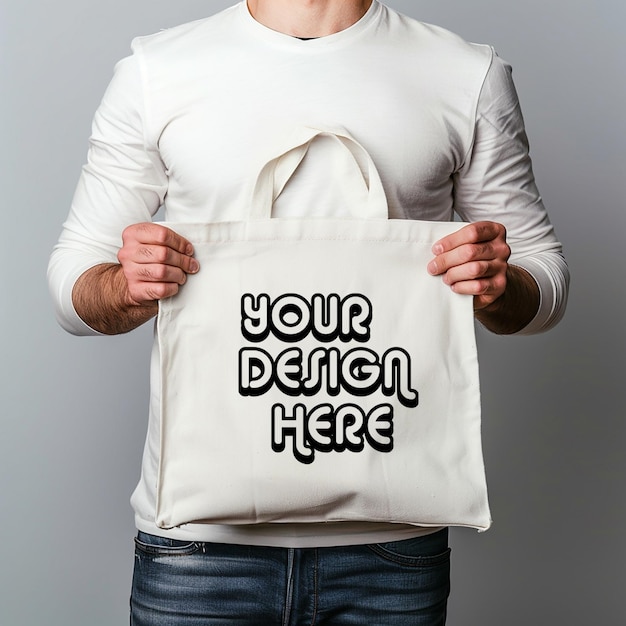 PSD tote bag mockup