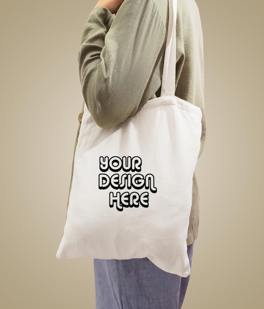 PSD tote bag mockup