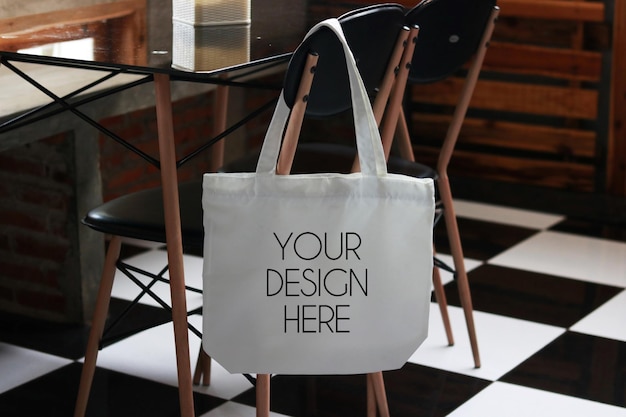 PSD tote bag mockup