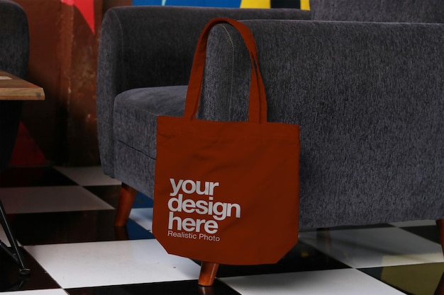 PSD tote bag mockup