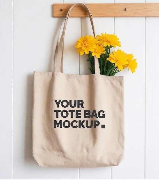 PSD tote bag mockup