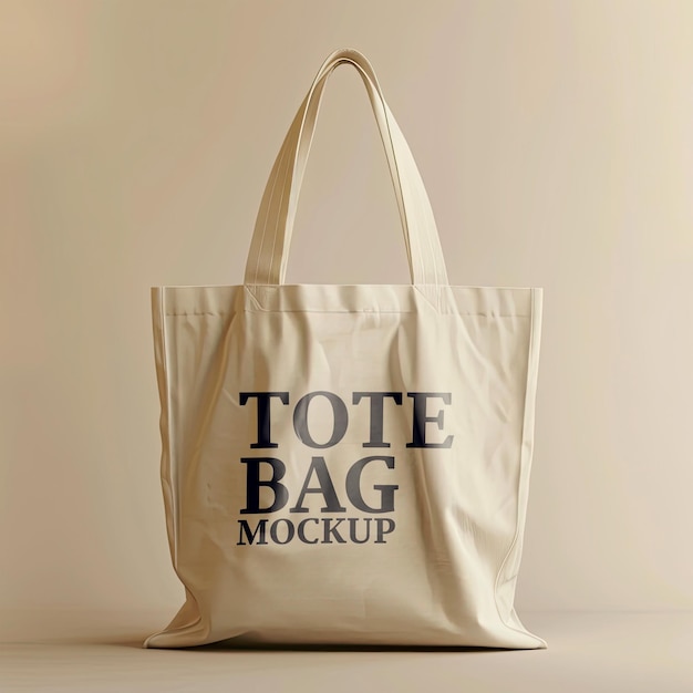 PSD a tote bag with the word quot t shirt quot on it