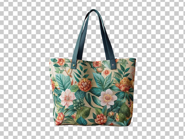 Tote isolated on transparent background