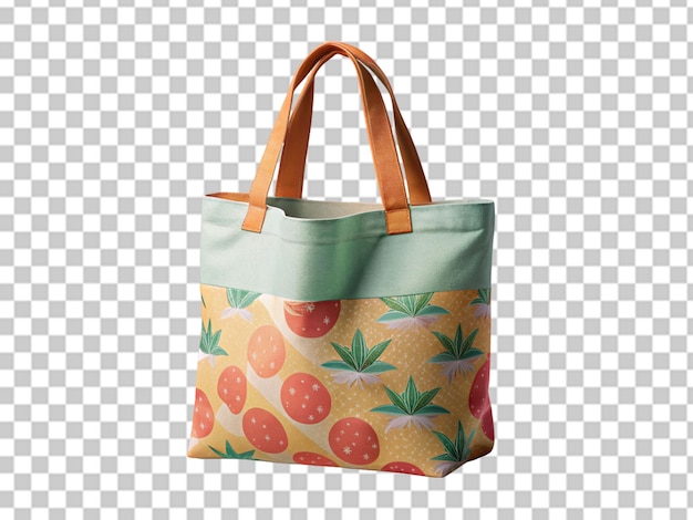 Tote isolated on transparent background