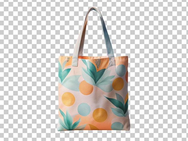 Tote isolated on transparent background