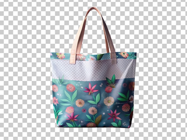 Tote isolated on transparent background