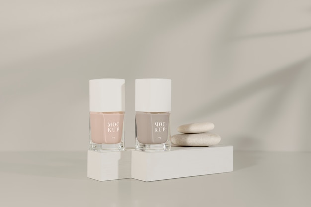 Toxic free nail polish mockup