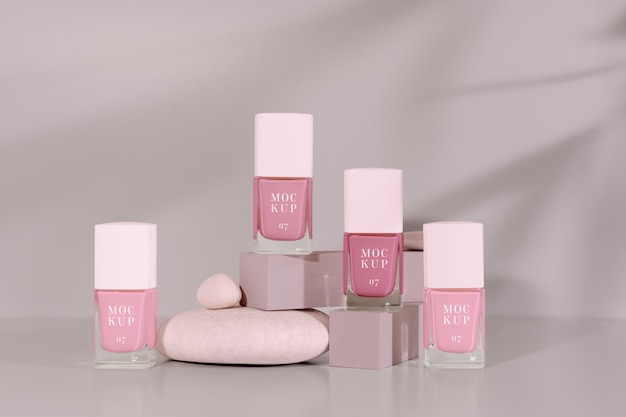 Toxic free nail polish mockup