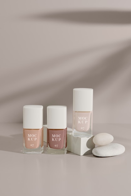 Toxic free nail polish mockup