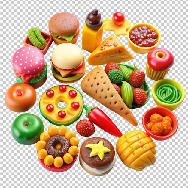 toy food transparent background