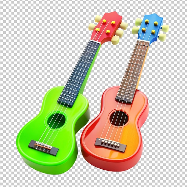 toy guitars transparent background