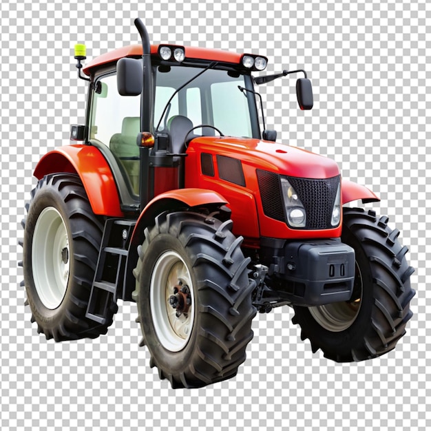 tractor on transparent background