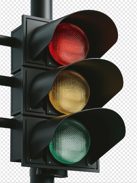 a traffic light with a white background that saysstopon it