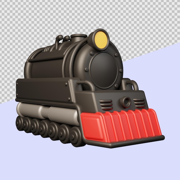 Train 3D Vehicle Illustrations