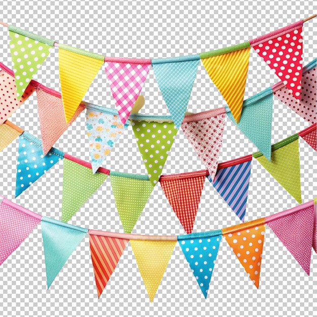 PSD transform your party stunning birthday flag decorations on a rope