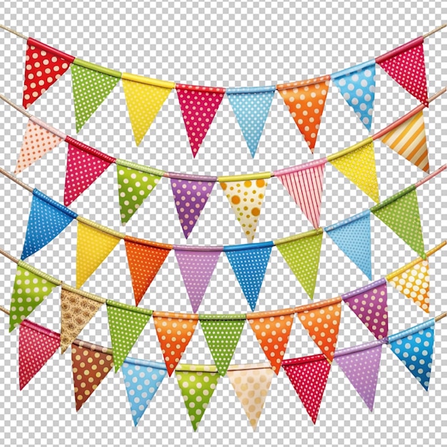 PSD transform your party stunning birthday flag decorations on a rope