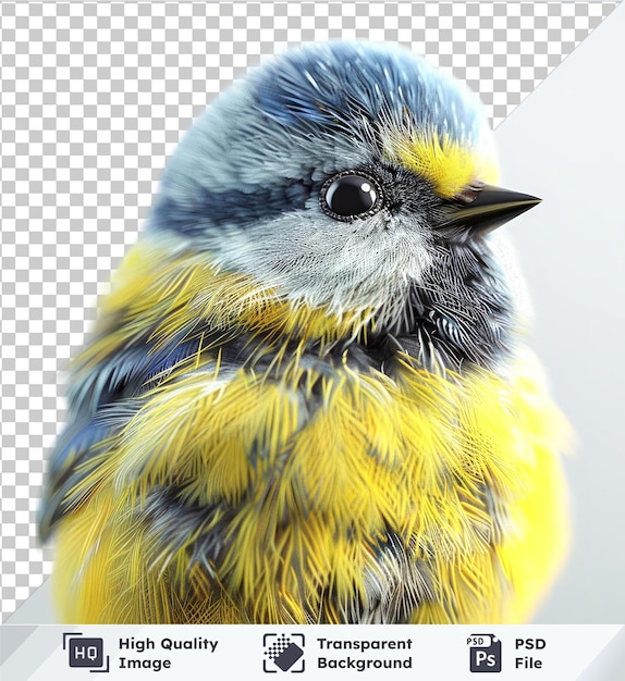 Transparent background bird box png clipart yellow bird with black eye beak