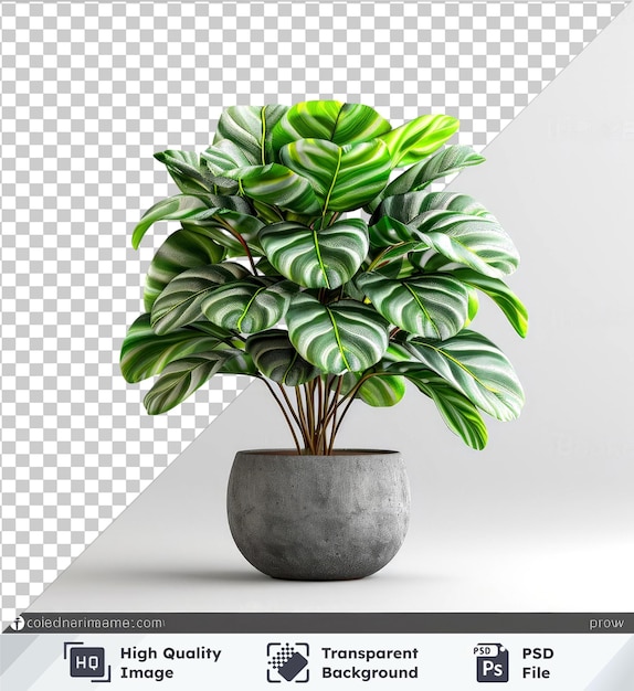 transparent background psd calathea orbifolia png clipart of a green plant with a large leaf