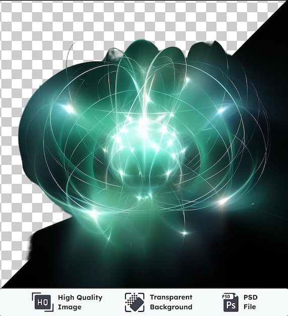 Transparent Background PSD realistic photographic Quantum physicist_s quantum theory