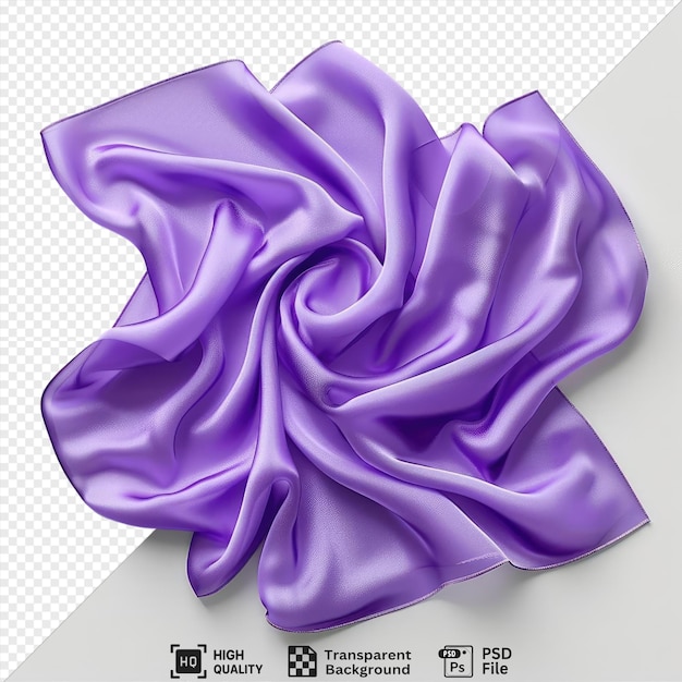 transparent background purple napkin on a transparent background png psd