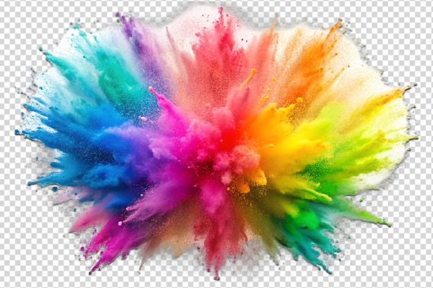 a transparent background of rainbow colors with a grunge effect