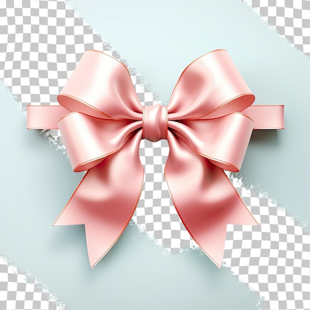 transparent background with festive ribbon