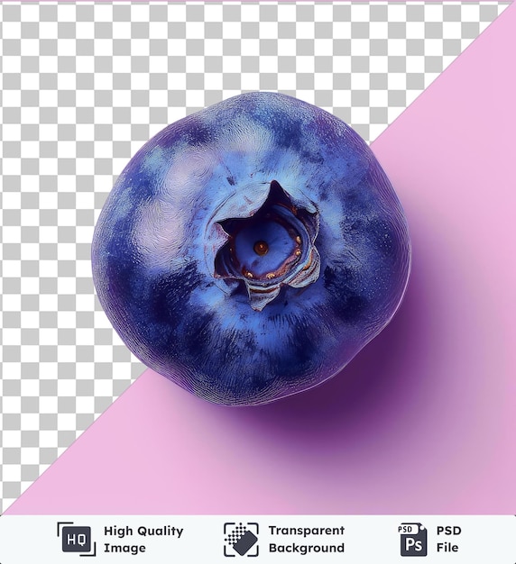 Transparent Background With Isolated blueberry