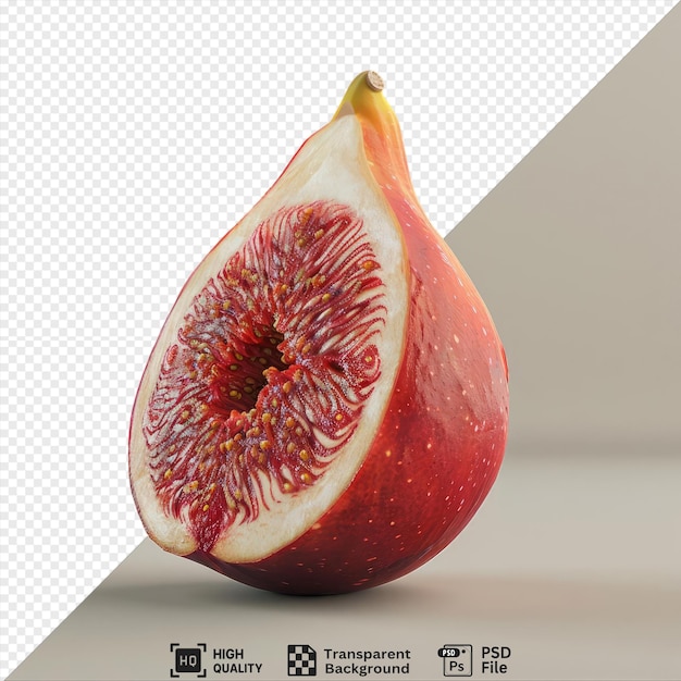 transparent background with isolated figs png clipart featuring a red apple and a dark shadow png psd