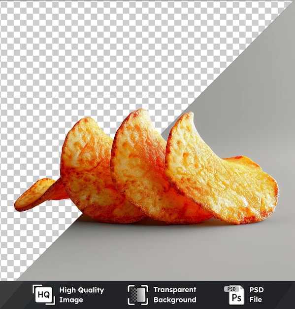 transparent background with isolated potato chips png clipart