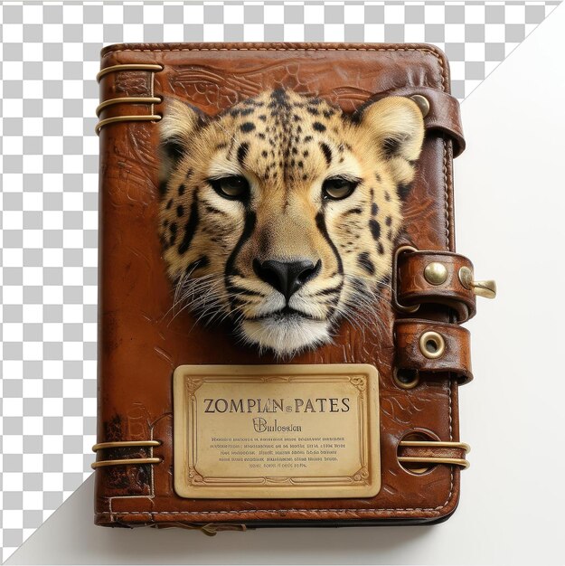 transparent background with isolated realistic photographic zoographer _ s notebook like case