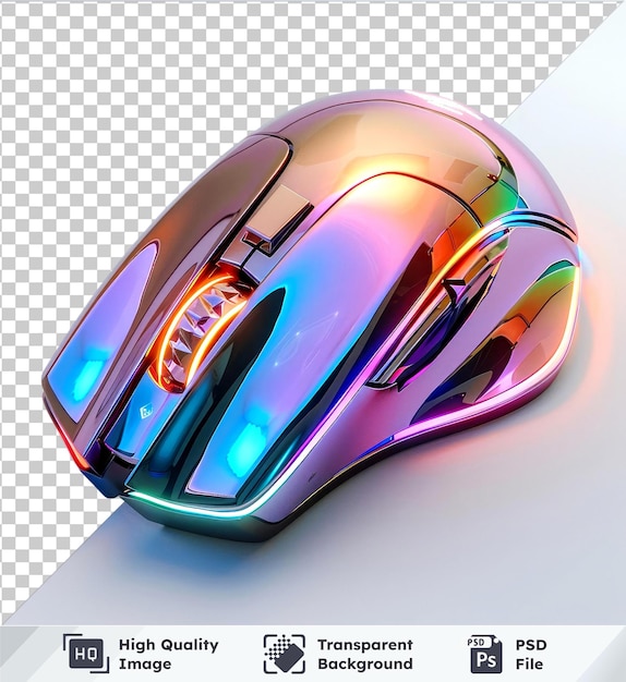 transparent background with isolated wireless gaming mouse isolated on a transparent background