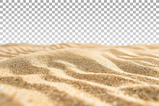 Transparent Beach Sand Isolation