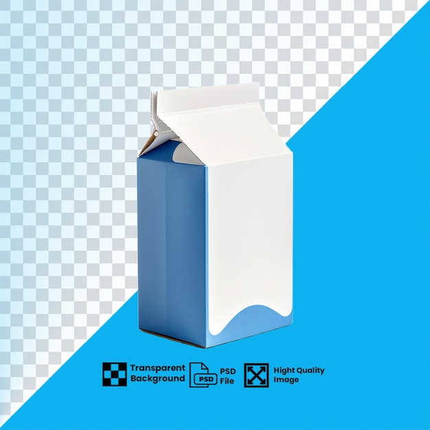 PSD transparent image of a carton of milk in hd quality